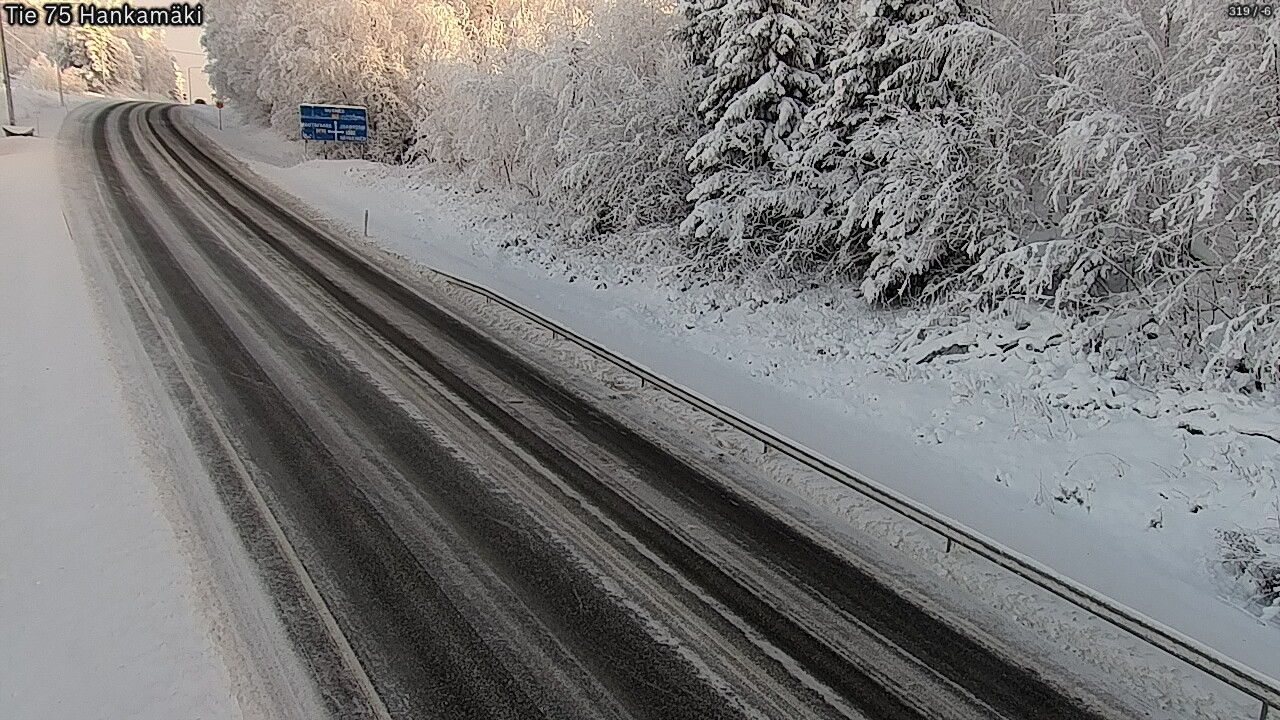 Weather Camera Image Väg 75 Rautavaara, Hankamäki, Rautavaara, Pohjois-Savo