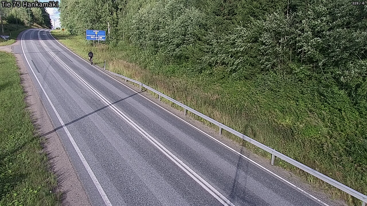 Weather Camera Image Road 75 Rautavaara, Hankamäki, Rautavaara, Pohjois-Savo