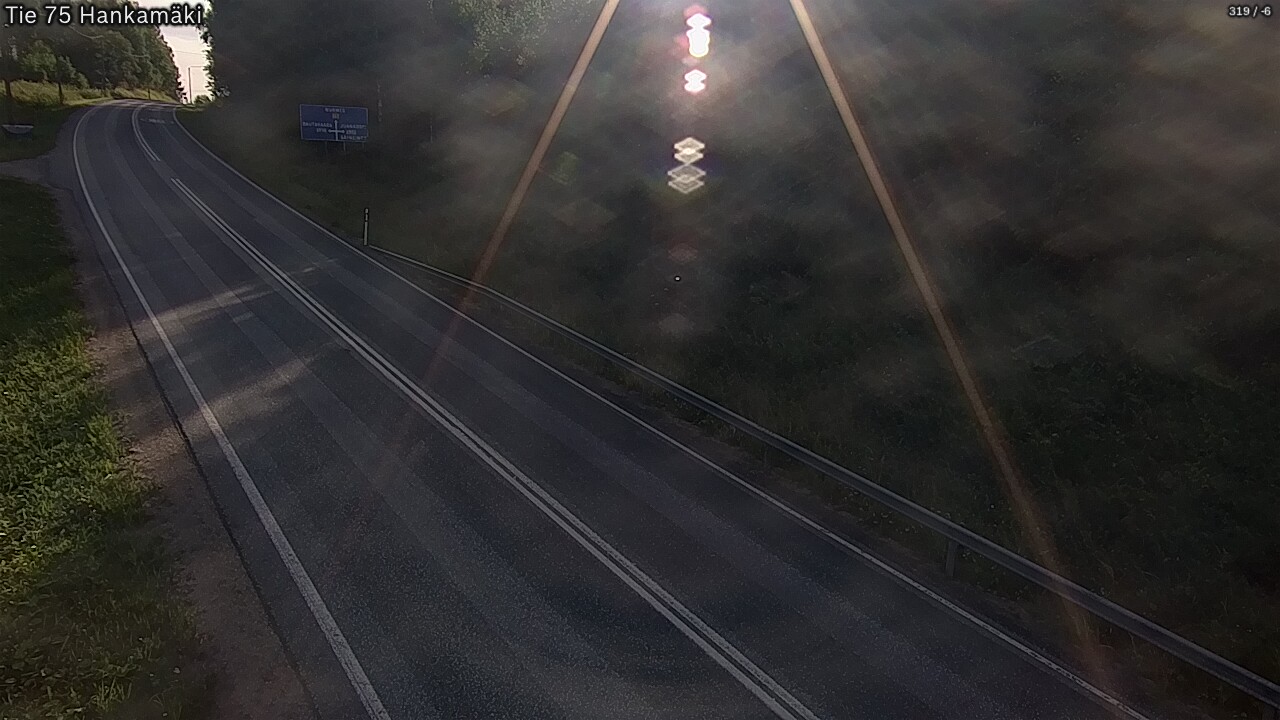 Weather Camera Image Road 75 Rautavaara, Hankamäki, Rautavaara, Pohjois-Savo