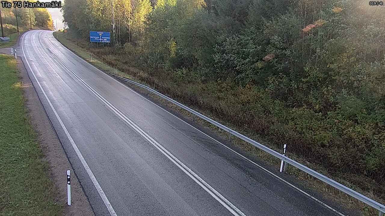 Weather Camera Image Väg 75 Rautavaara, Hankamäki, Rautavaara, Pohjois-Savo