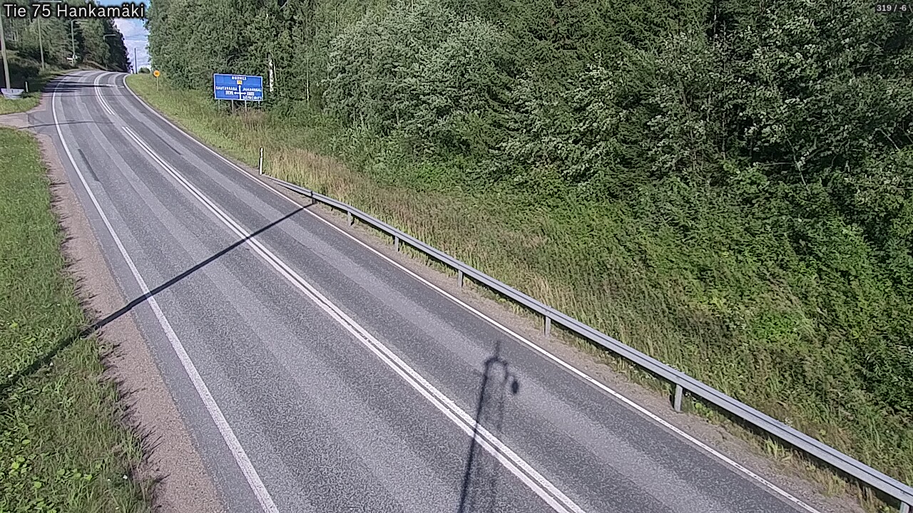 Weather Camera Image Road 75 Rautavaara, Hankamäki, Rautavaara, Pohjois-Savo