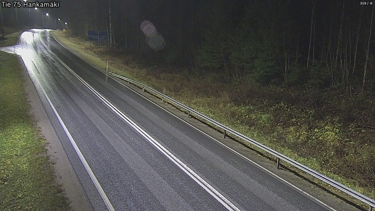 Weather Camera Image Väg 75 Rautavaara, Hankamäki, Rautavaara, Pohjois-Savo