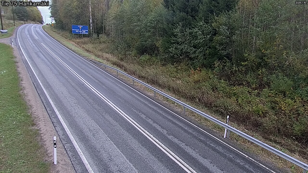 Weather Camera Image Väg 75 Rautavaara, Hankamäki, Rautavaara, Pohjois-Savo