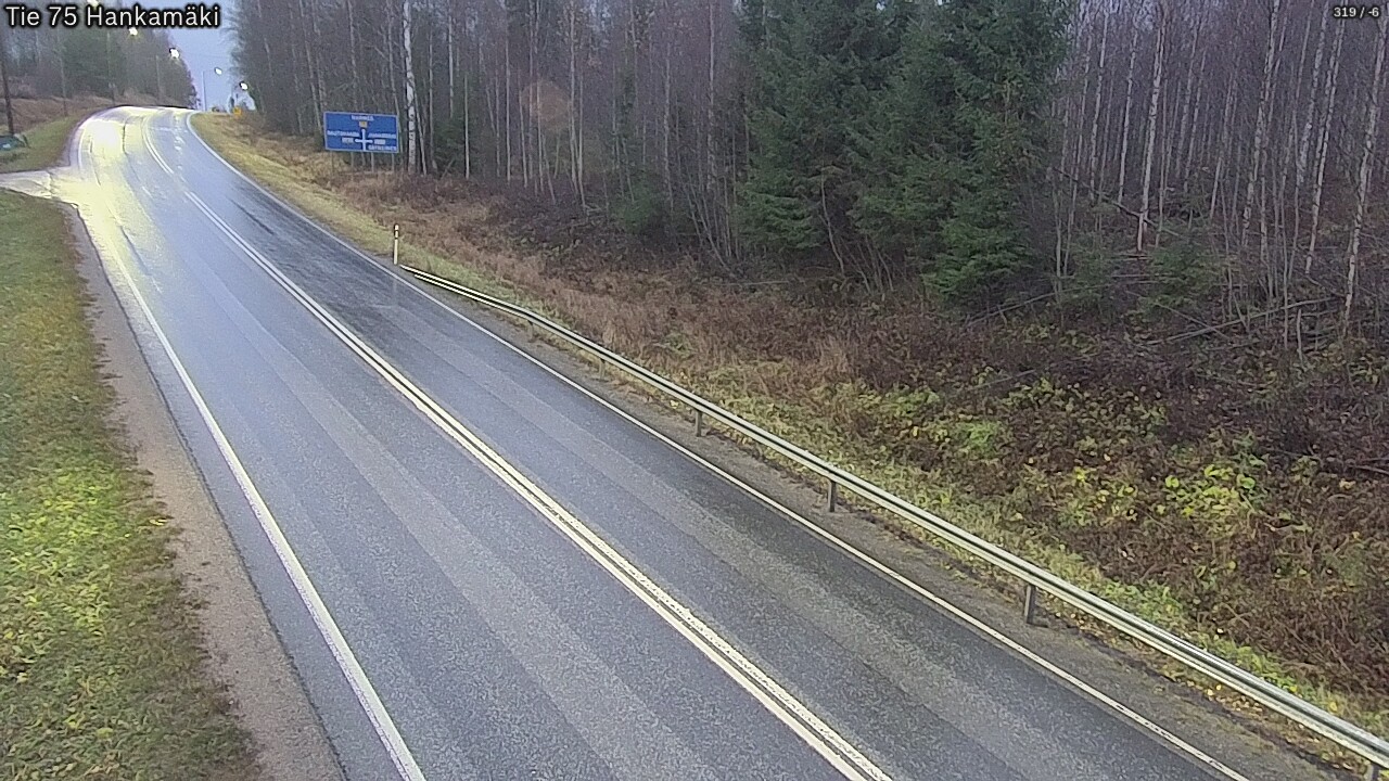 Weather Camera Image Väg 75 Rautavaara, Hankamäki, Rautavaara, Pohjois-Savo
