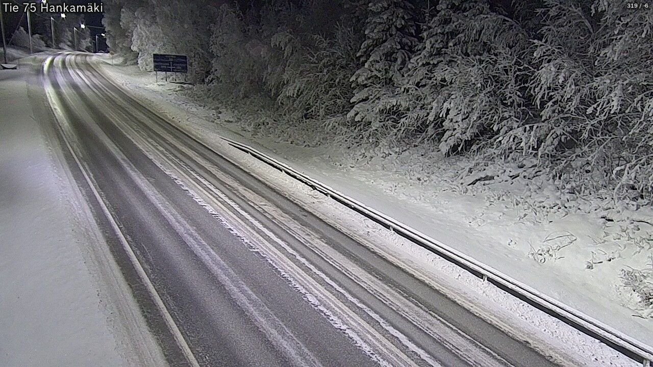 Weather Camera Image Väg 75 Rautavaara, Hankamäki, Rautavaara, Pohjois-Savo