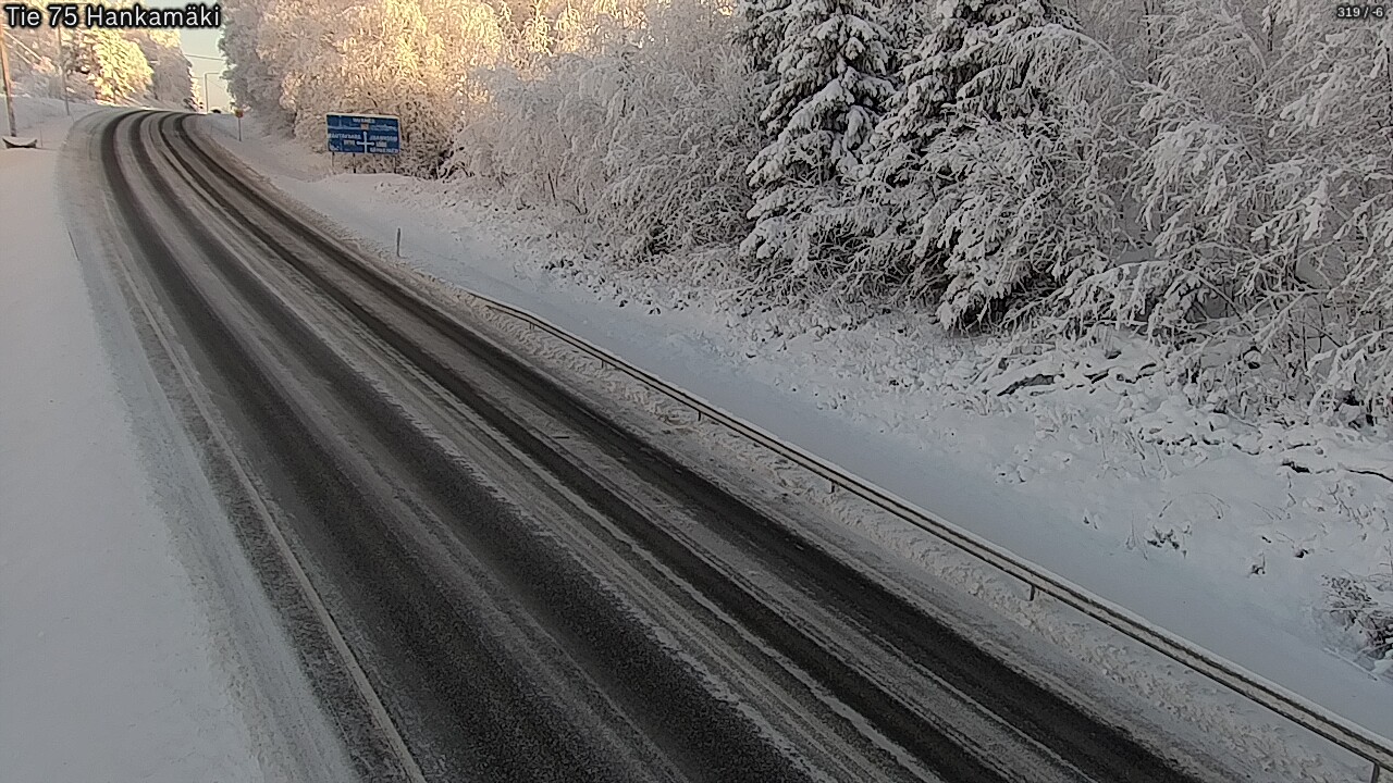 Weather Camera Image Väg 75 Rautavaara, Hankamäki, Rautavaara, Pohjois-Savo