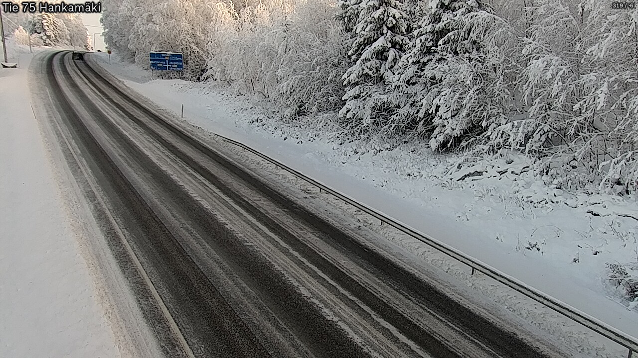 Weather Camera Image Väg 75 Rautavaara, Hankamäki, Rautavaara, Pohjois-Savo