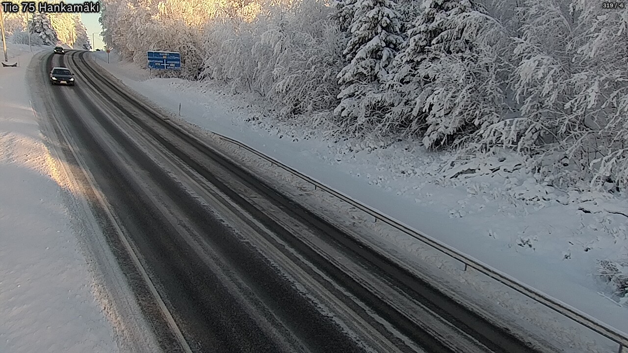 Weather Camera Image Väg 75 Rautavaara, Hankamäki, Rautavaara, Pohjois-Savo