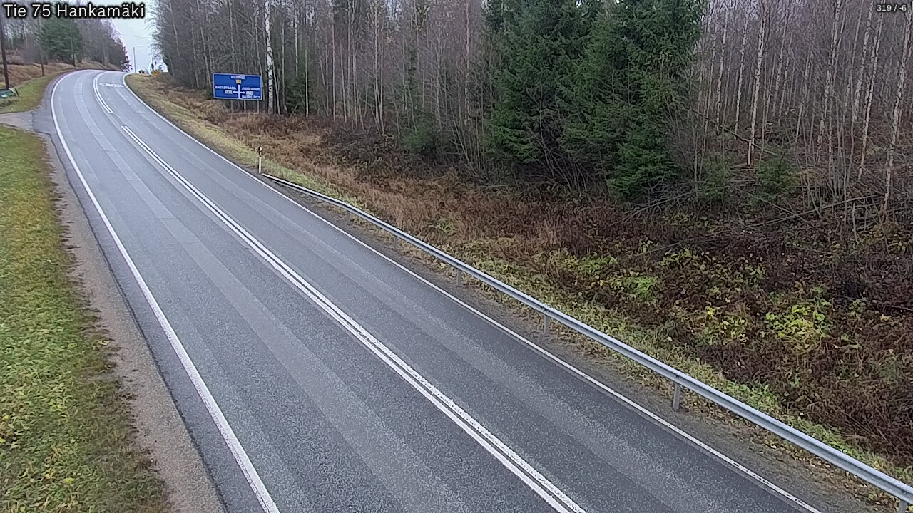 Weather Camera Image Väg 75 Rautavaara, Hankamäki, Rautavaara, Pohjois-Savo