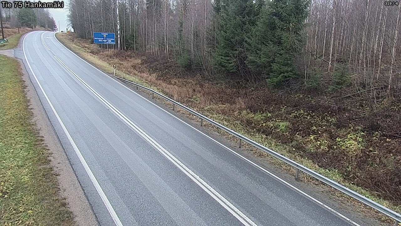 Weather Camera Image Väg 75 Rautavaara, Hankamäki, Rautavaara, Pohjois-Savo