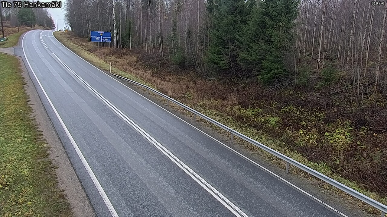 Weather Camera Image Väg 75 Rautavaara, Hankamäki, Rautavaara, Pohjois-Savo