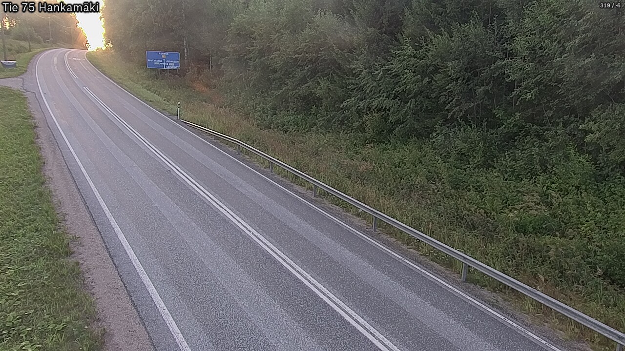 Weather Camera Image Road 75 Rautavaara, Hankamäki, Rautavaara, Pohjois-Savo