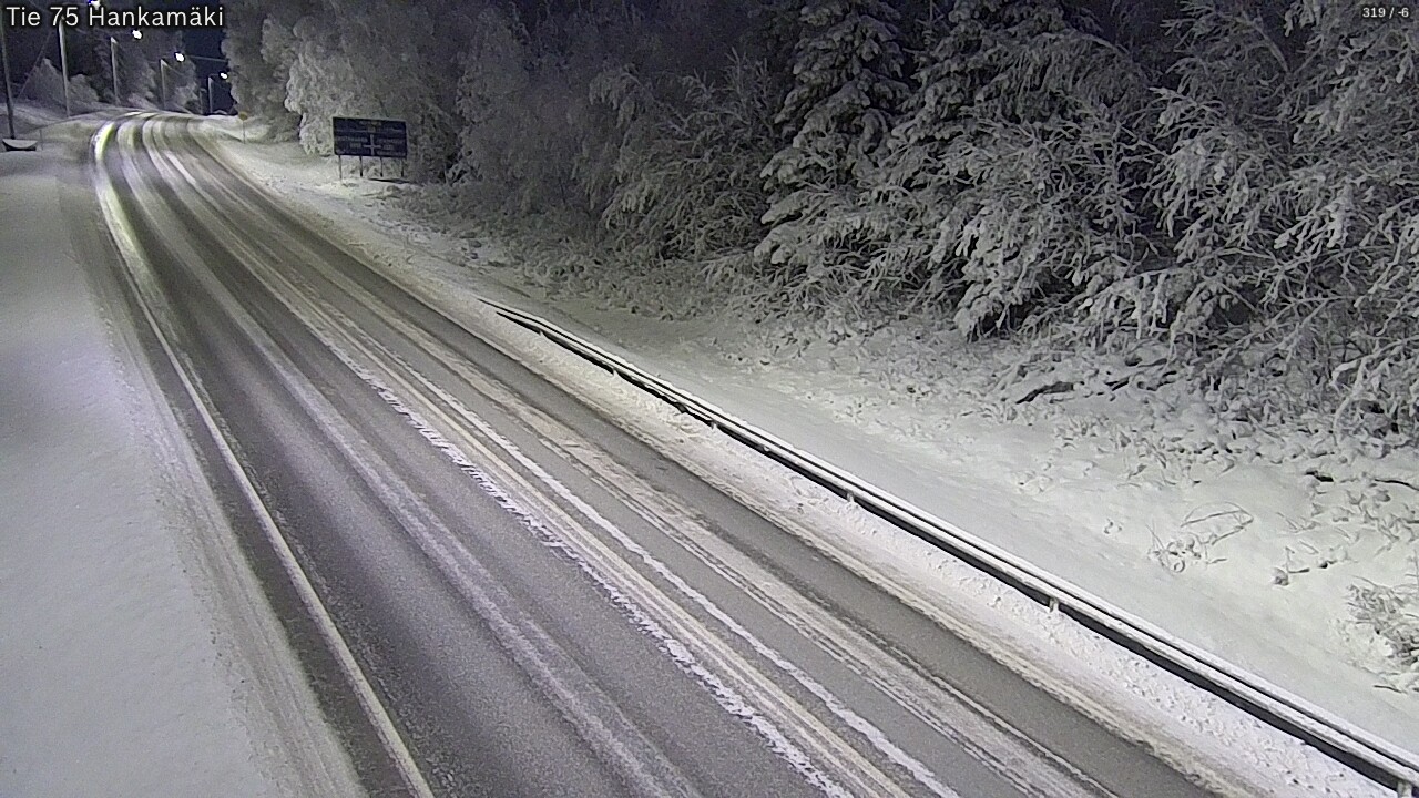 Weather Camera Image Väg 75 Rautavaara, Hankamäki, Rautavaara, Pohjois-Savo