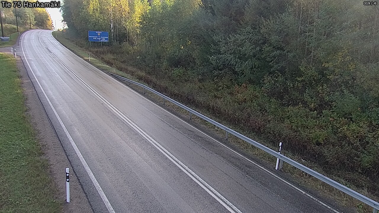 Weather Camera Image Väg 75 Rautavaara, Hankamäki, Rautavaara, Pohjois-Savo
