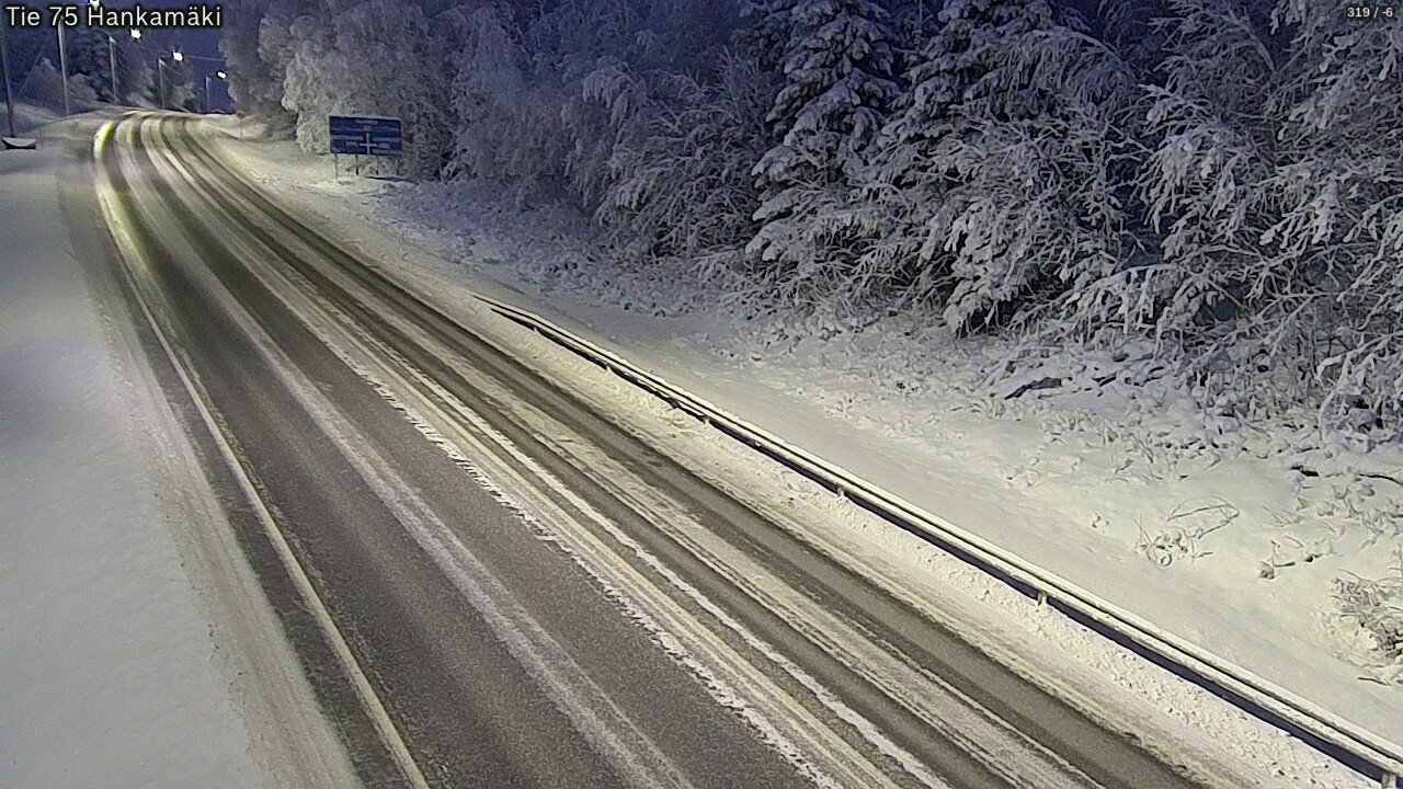 Weather Camera Image Väg 75 Rautavaara, Hankamäki, Rautavaara, Pohjois-Savo