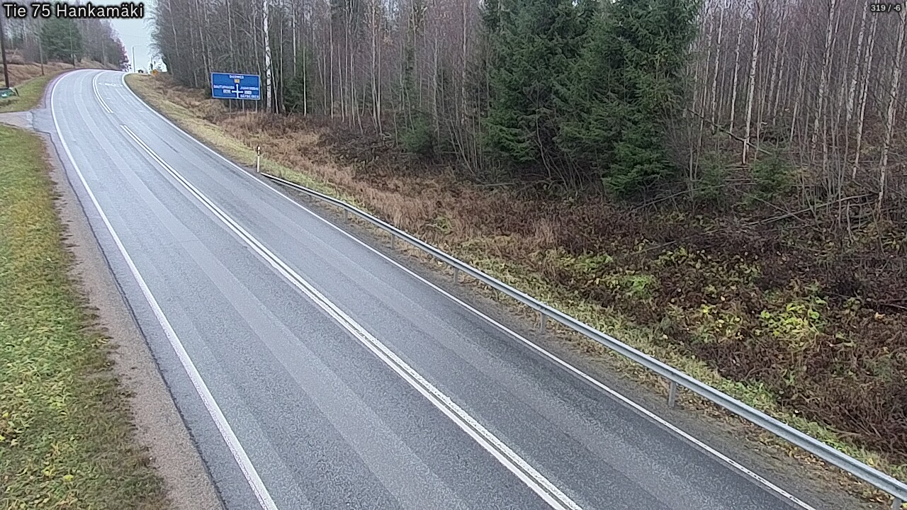 Weather Camera Image Väg 75 Rautavaara, Hankamäki, Rautavaara, Pohjois-Savo