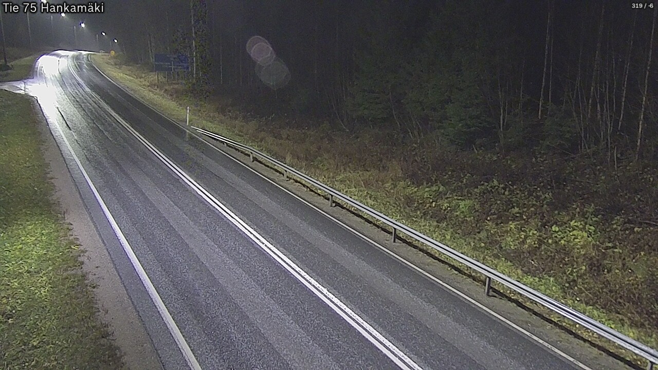Weather Camera Image Väg 75 Rautavaara, Hankamäki, Rautavaara, Pohjois-Savo