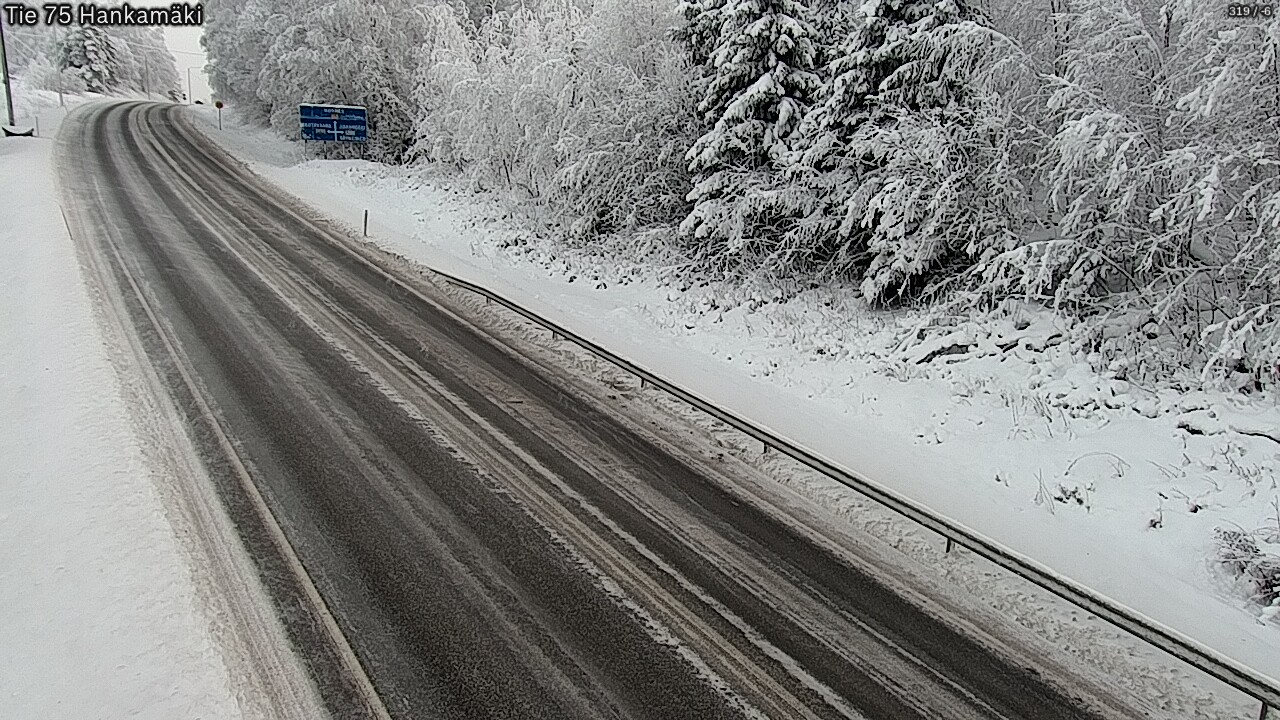Weather Camera Image Väg 75 Rautavaara, Hankamäki, Rautavaara, Pohjois-Savo