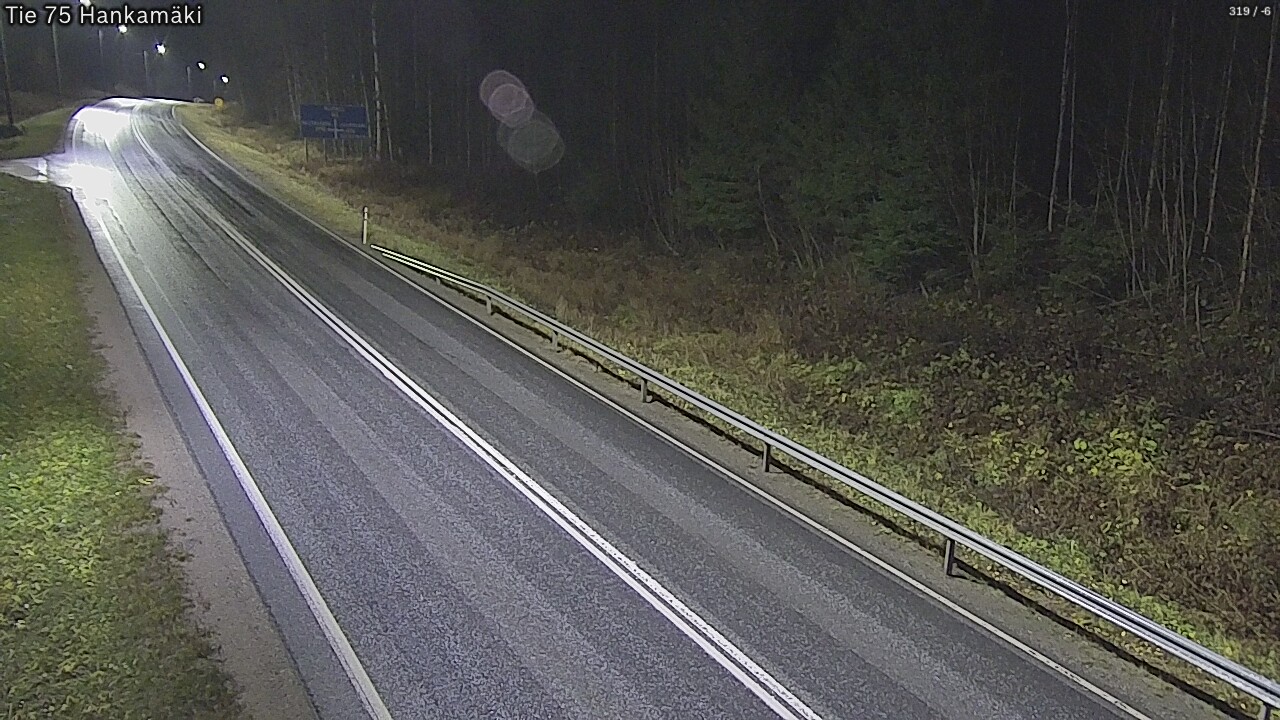 Weather Camera Image Väg 75 Rautavaara, Hankamäki, Rautavaara, Pohjois-Savo