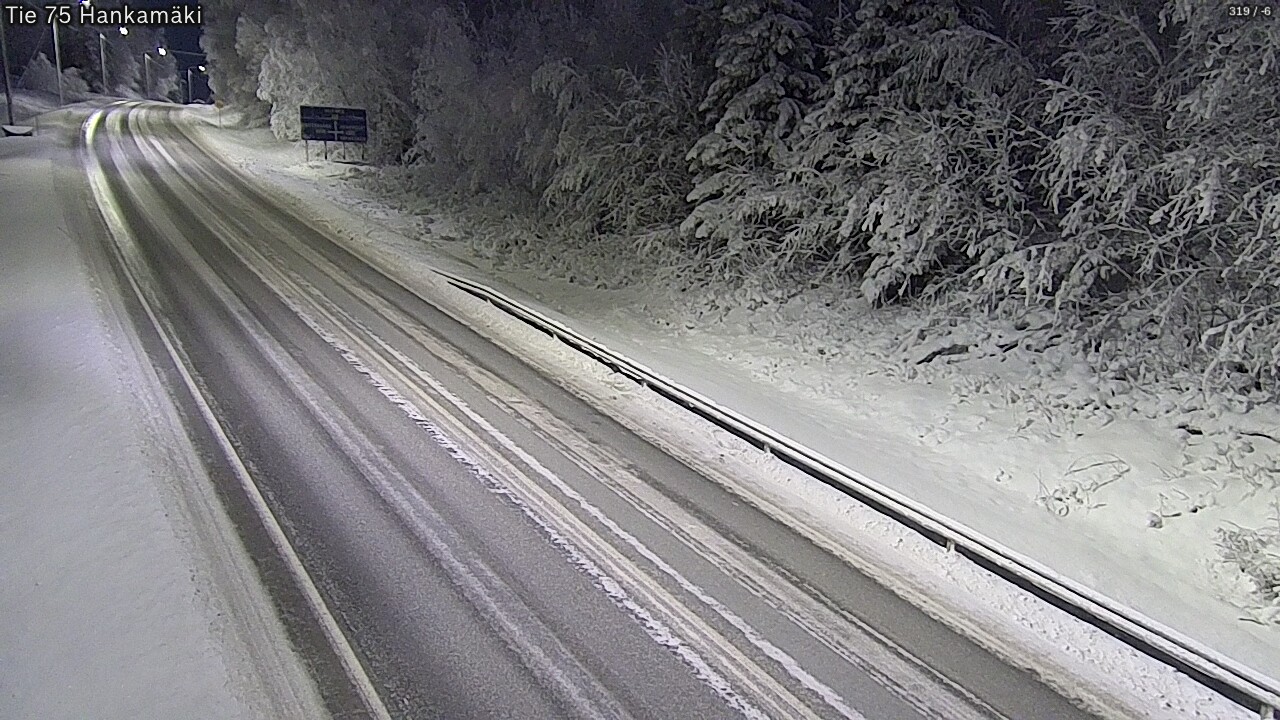 Weather Camera Image Väg 75 Rautavaara, Hankamäki, Rautavaara, Pohjois-Savo