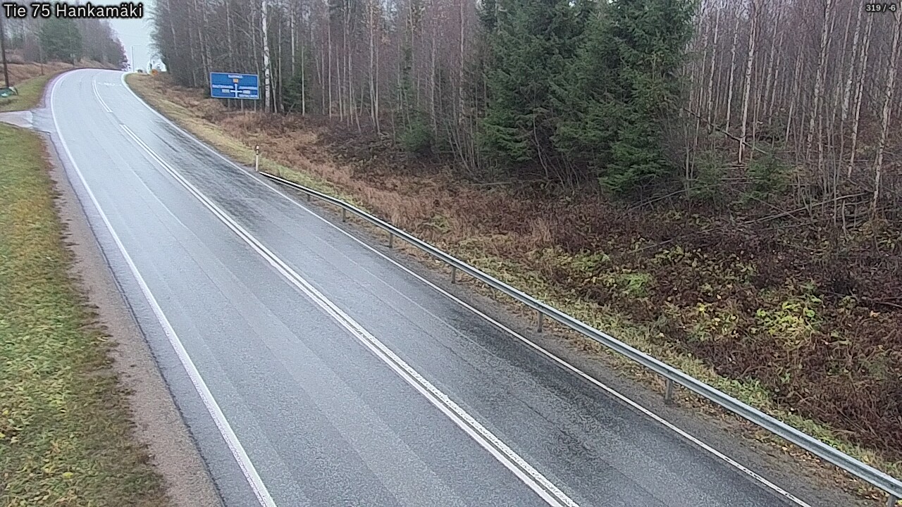 Weather Camera Image Väg 75 Rautavaara, Hankamäki, Rautavaara, Pohjois-Savo