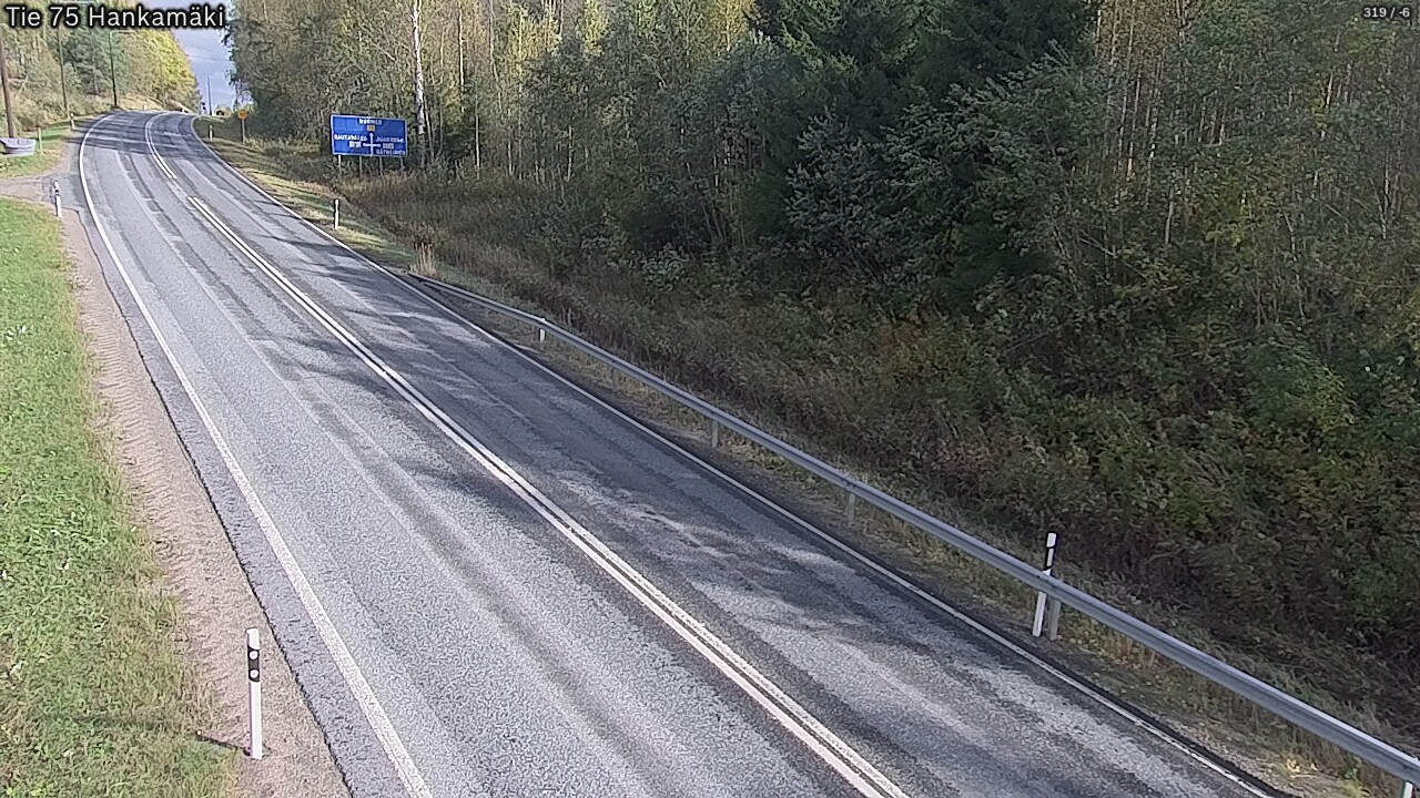 Weather Camera Image Väg 75 Rautavaara, Hankamäki, Rautavaara, Pohjois-Savo