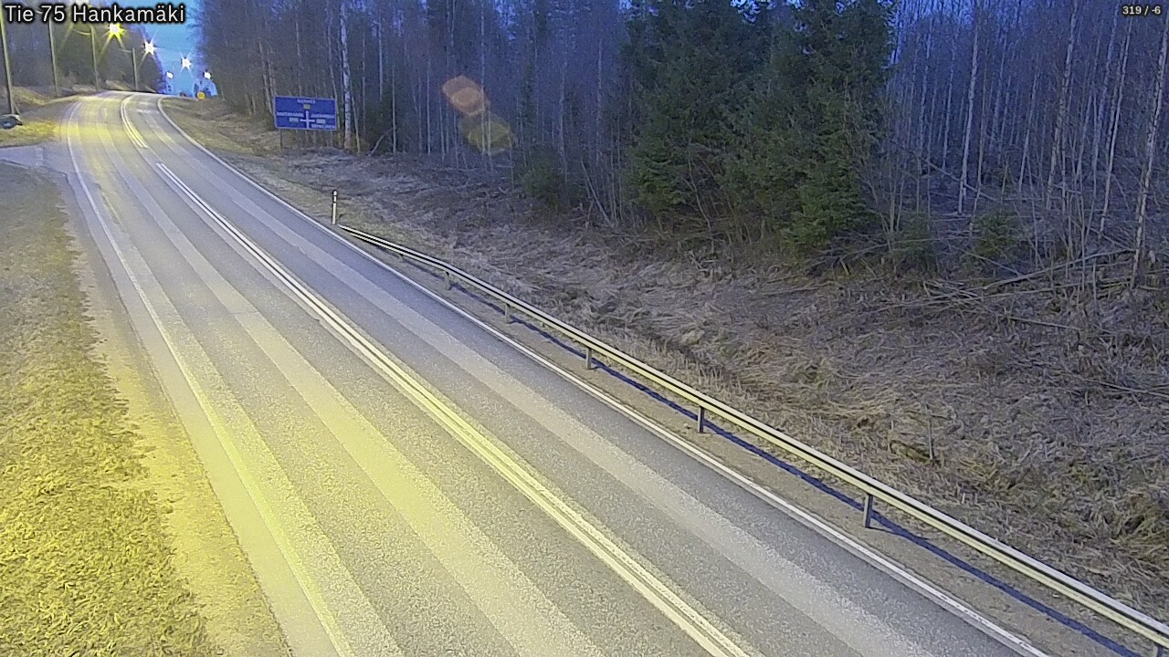 Weather Camera Image Road 75 Rautavaara, Hankamäki, Rautavaara, Pohjois-Savo