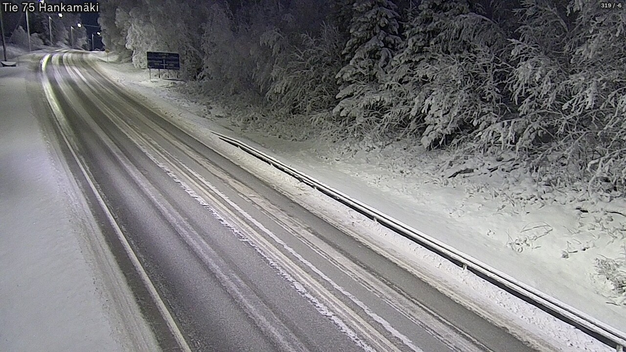 Weather Camera Image Väg 75 Rautavaara, Hankamäki, Rautavaara, Pohjois-Savo