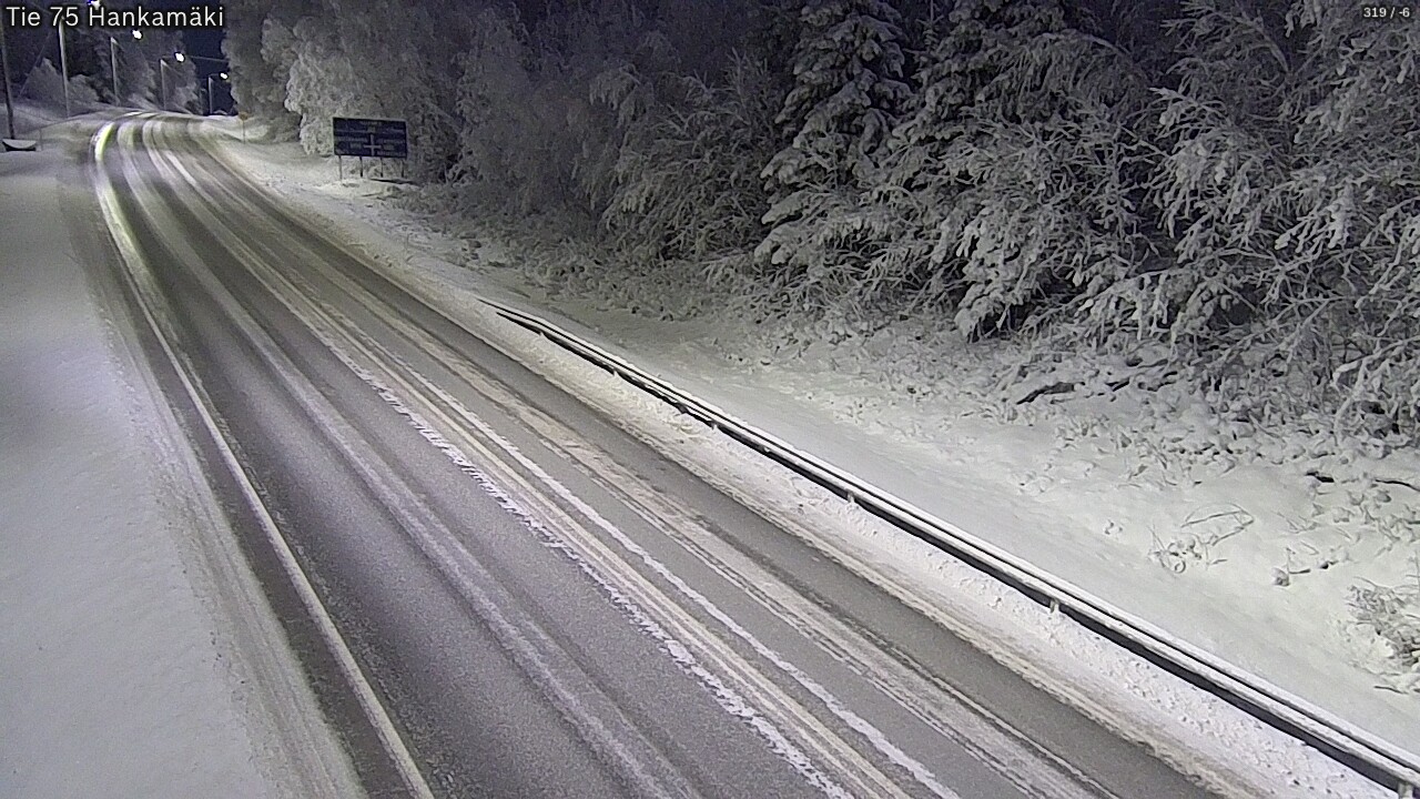 Weather Camera Image Väg 75 Rautavaara, Hankamäki, Rautavaara, Pohjois-Savo