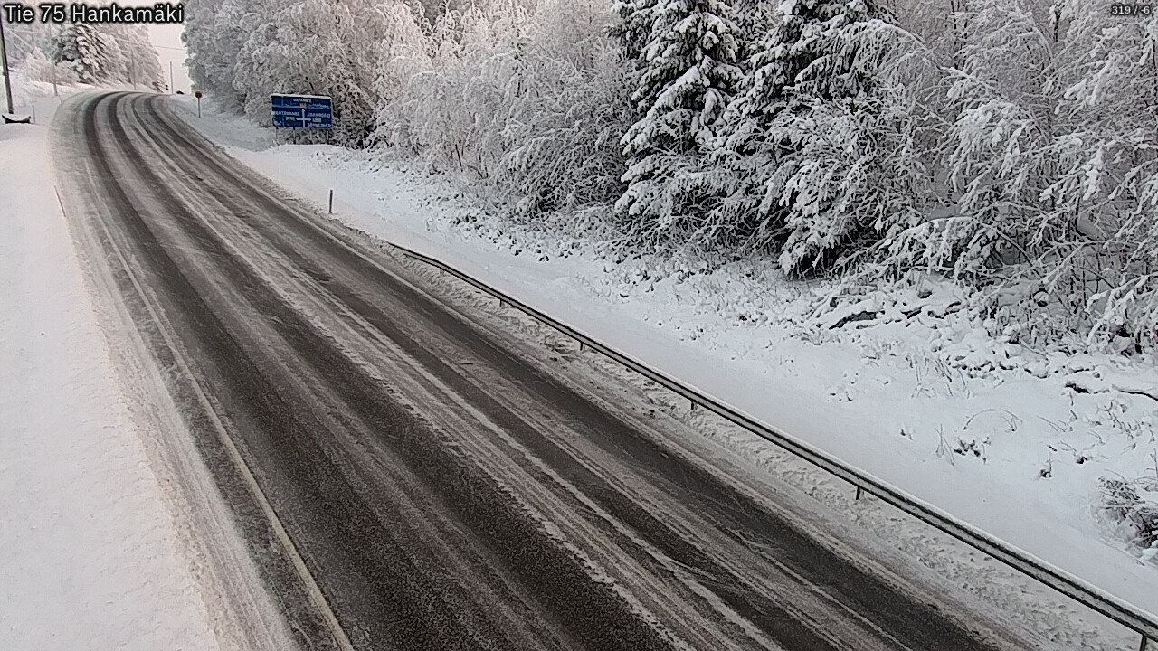 Weather Camera Image Väg 75 Rautavaara, Hankamäki, Rautavaara, Pohjois-Savo