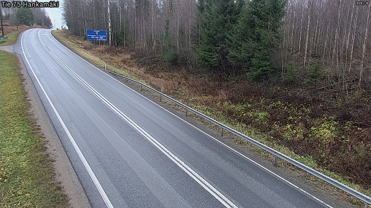 Weather Camera Image Väg 75 Rautavaara, Hankamäki, Rautavaara, Pohjois-Savo