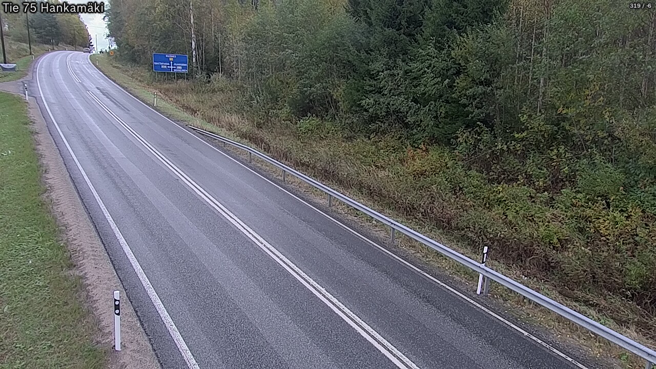 Weather Camera Image Väg 75 Rautavaara, Hankamäki, Rautavaara, Pohjois-Savo
