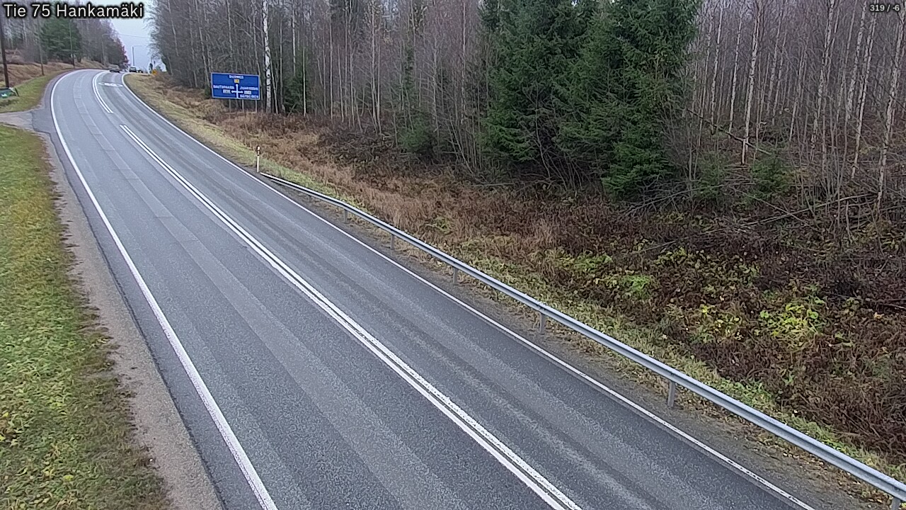 Weather Camera Image Väg 75 Rautavaara, Hankamäki, Rautavaara, Pohjois-Savo