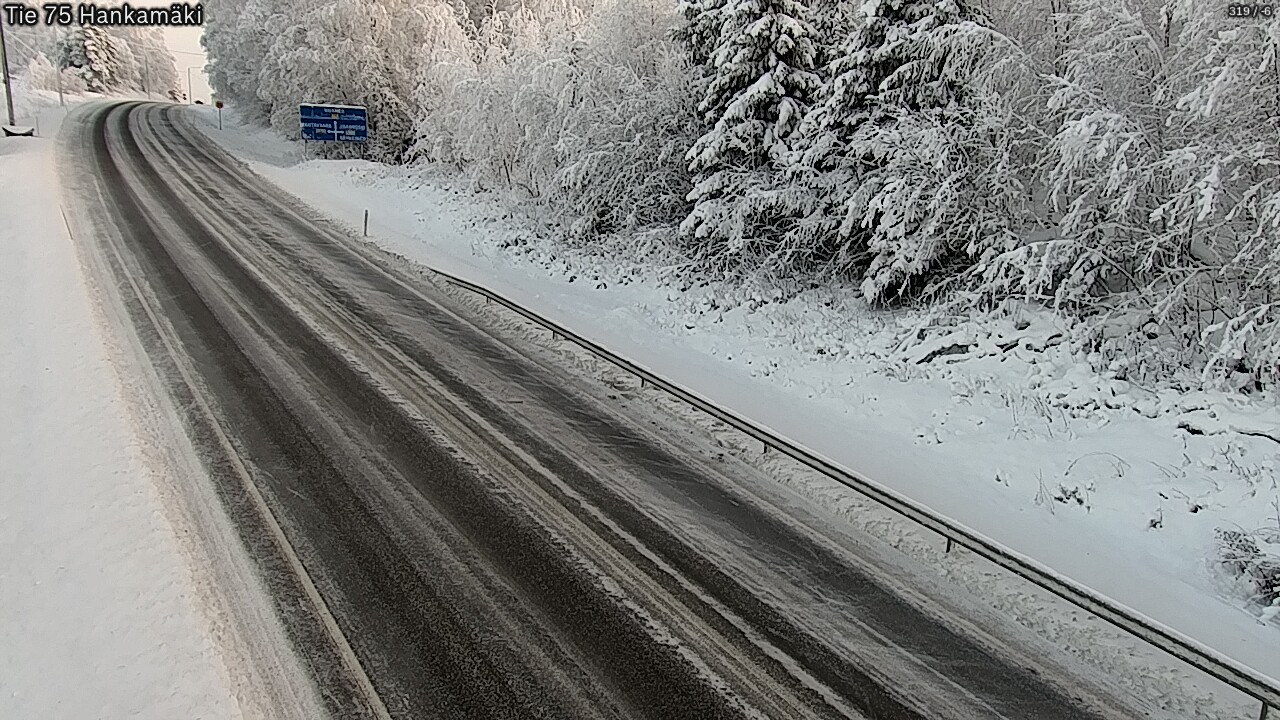 Weather Camera Image Väg 75 Rautavaara, Hankamäki, Rautavaara, Pohjois-Savo