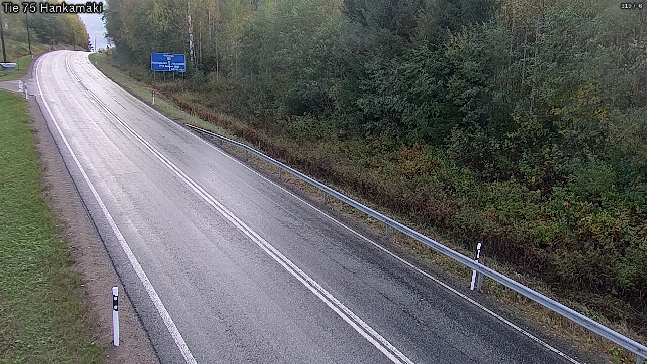 Weather Camera Image Väg 75 Rautavaara, Hankamäki, Rautavaara, Pohjois-Savo