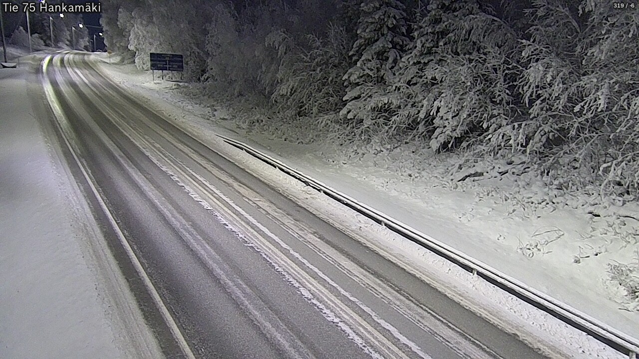 Weather Camera Image Väg 75 Rautavaara, Hankamäki, Rautavaara, Pohjois-Savo