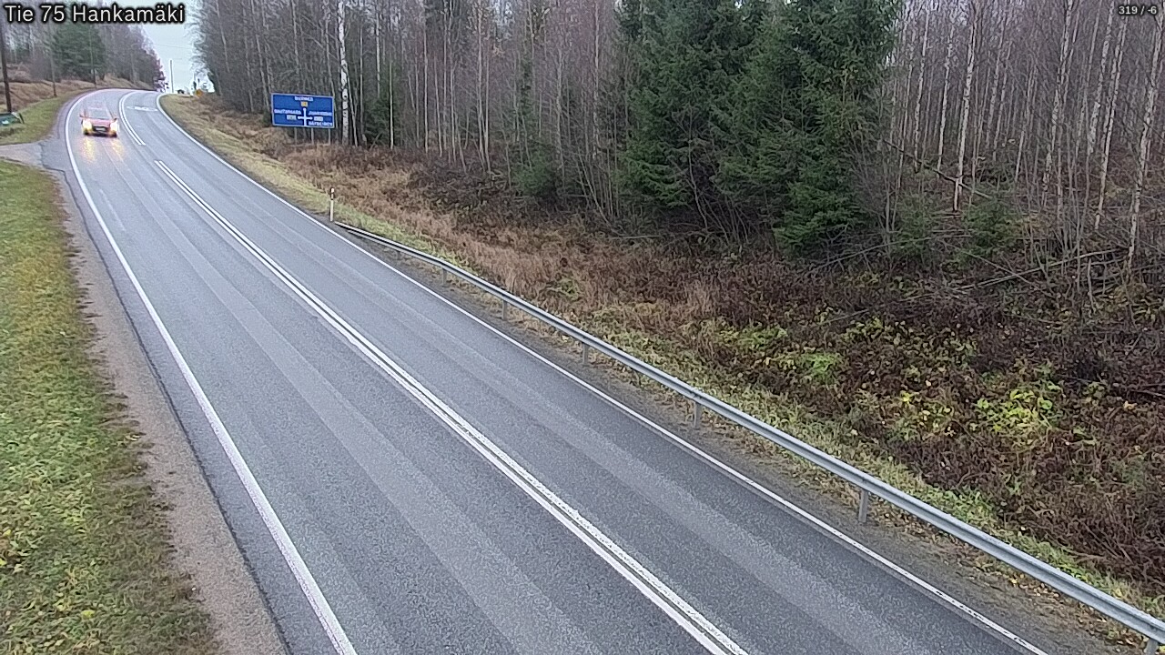 Weather Camera Image Väg 75 Rautavaara, Hankamäki, Rautavaara, Pohjois-Savo