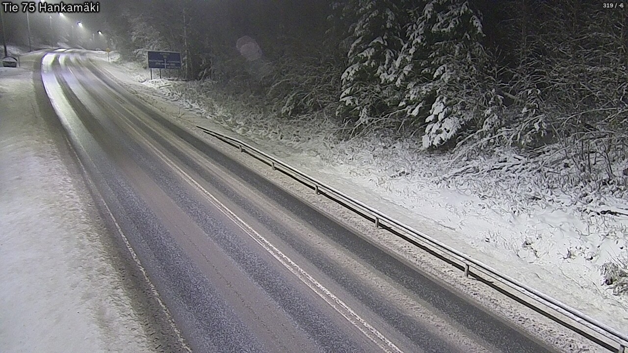 Weather Camera Image Väg 75 Rautavaara, Hankamäki, Rautavaara, Pohjois-Savo