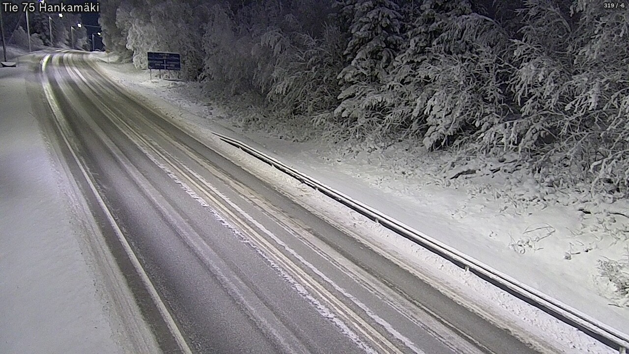 Weather Camera Image Väg 75 Rautavaara, Hankamäki, Rautavaara, Pohjois-Savo