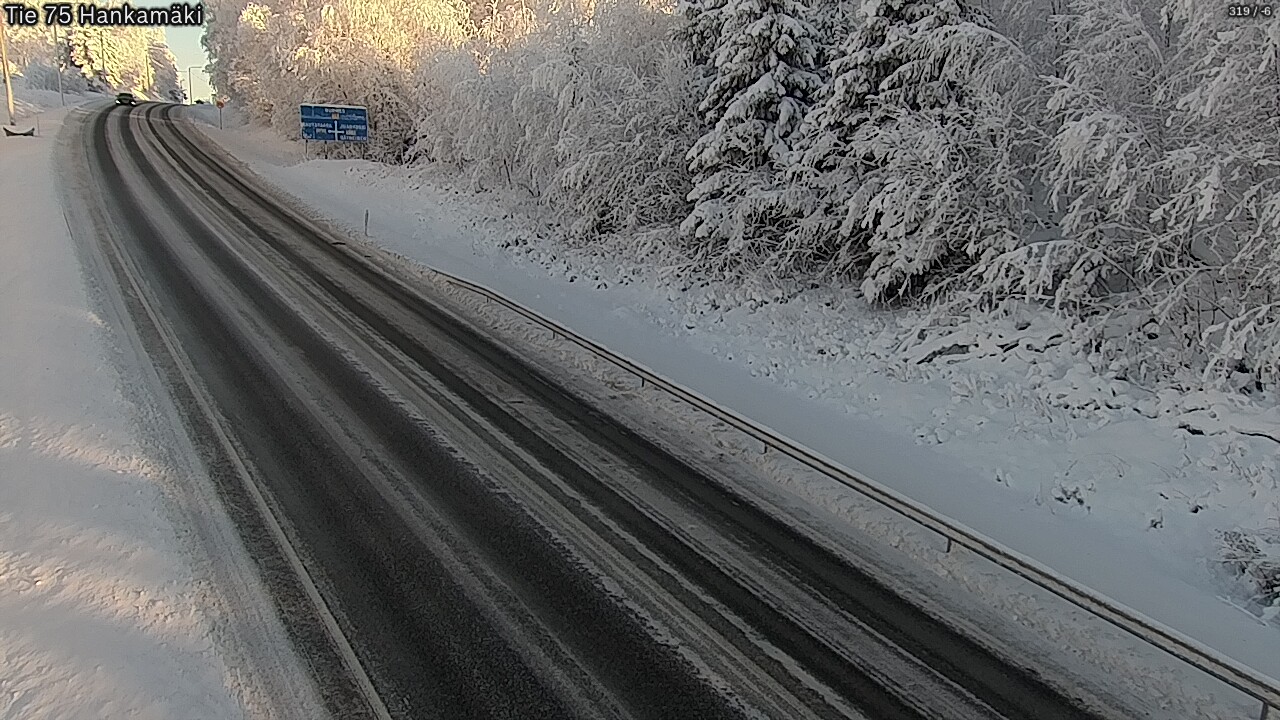 Weather Camera Image Väg 75 Rautavaara, Hankamäki, Rautavaara, Pohjois-Savo