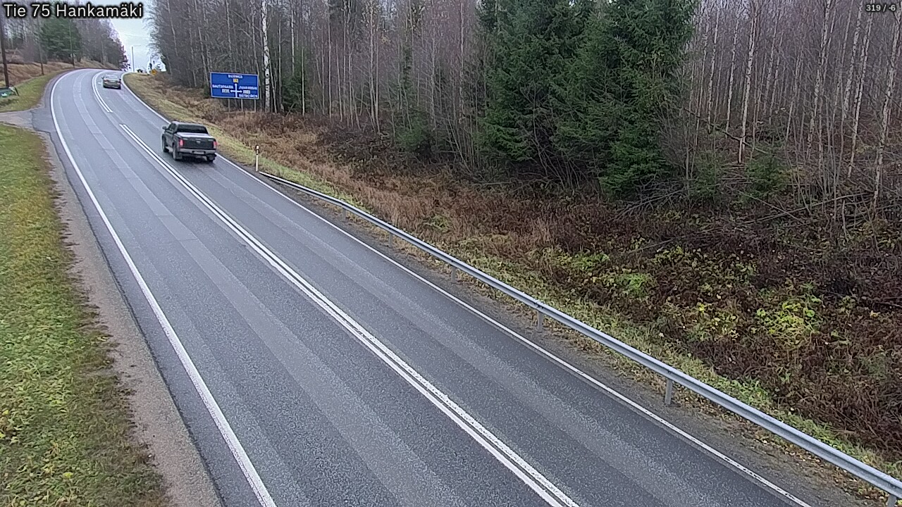 Weather Camera Image Väg 75 Rautavaara, Hankamäki, Rautavaara, Pohjois-Savo