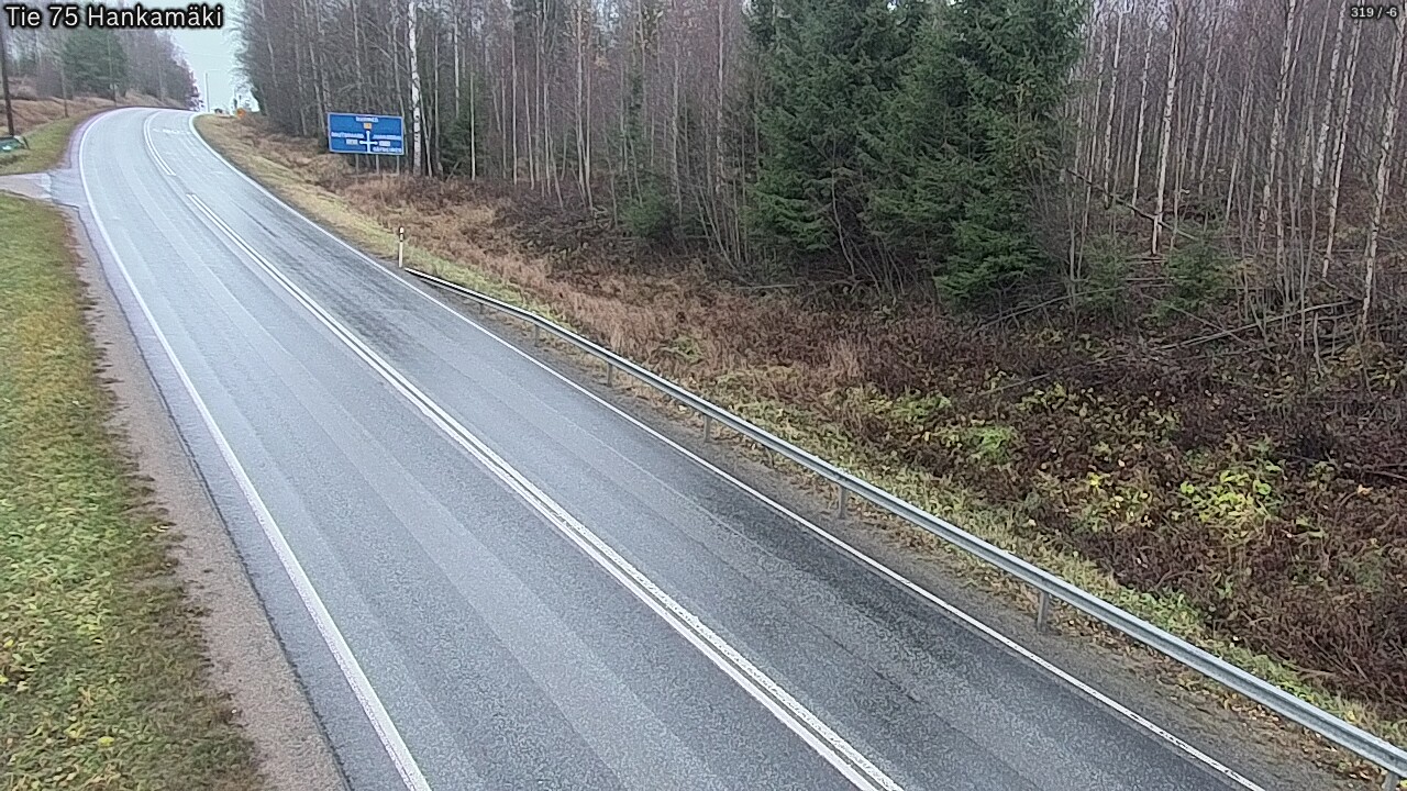 Weather Camera Image Väg 75 Rautavaara, Hankamäki, Rautavaara, Pohjois-Savo
