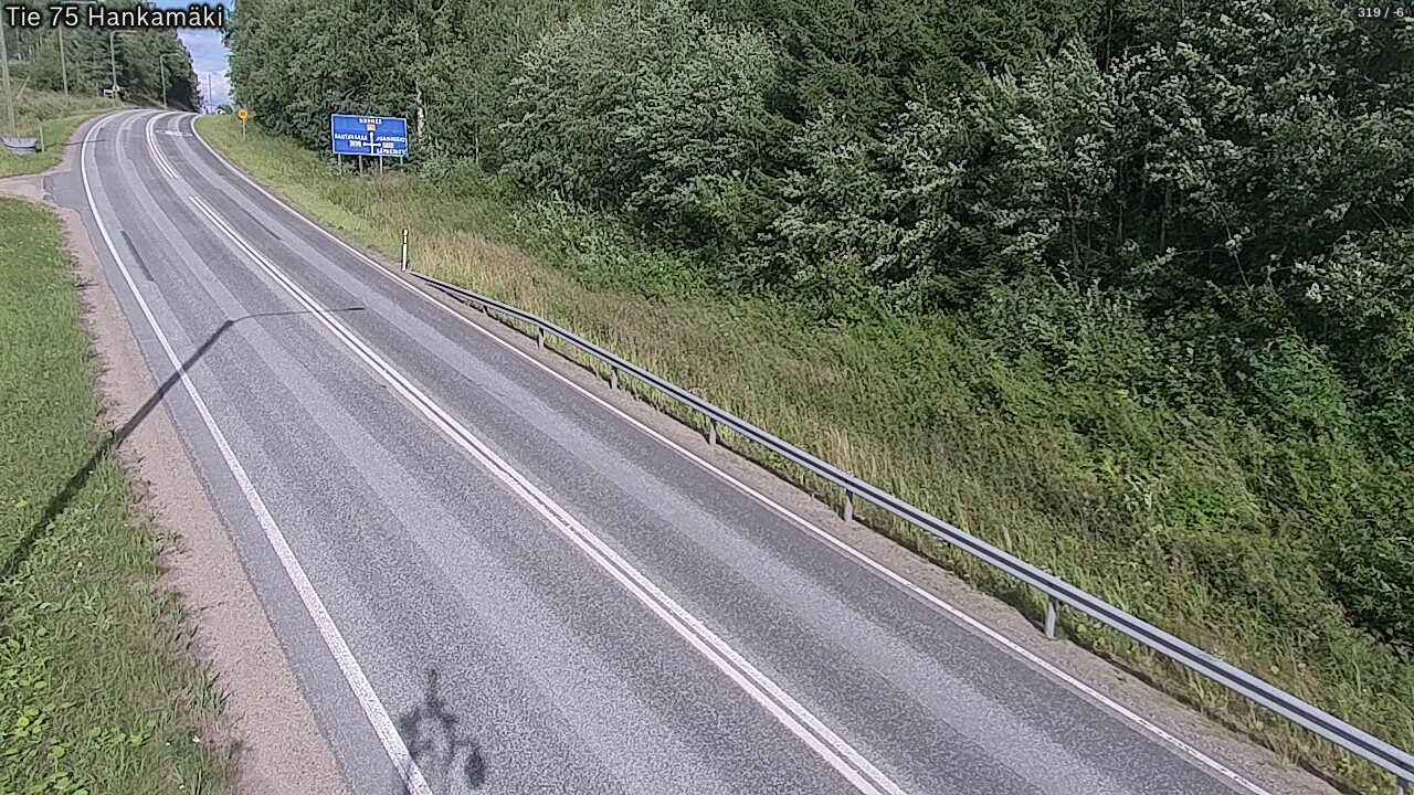 Weather Camera Image Road 75 Rautavaara, Hankamäki, Rautavaara, Pohjois-Savo