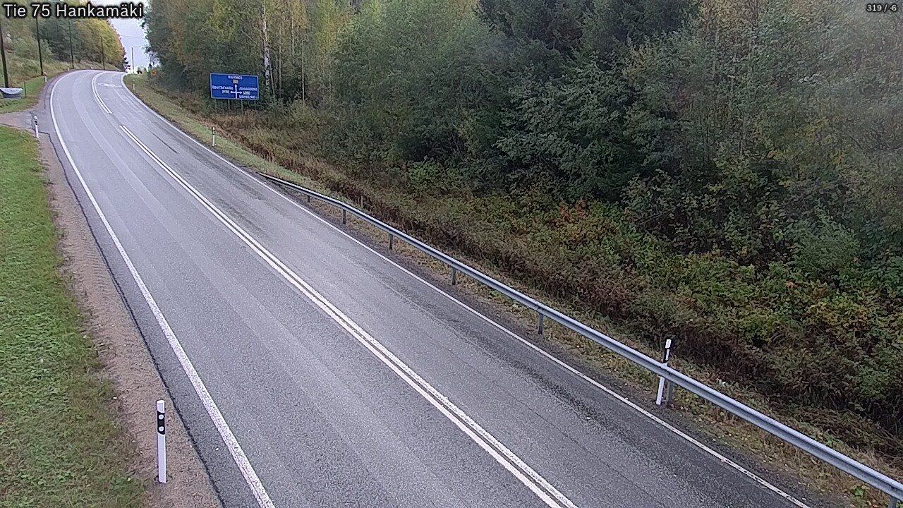 Weather Camera Image Väg 75 Rautavaara, Hankamäki, Rautavaara, Pohjois-Savo