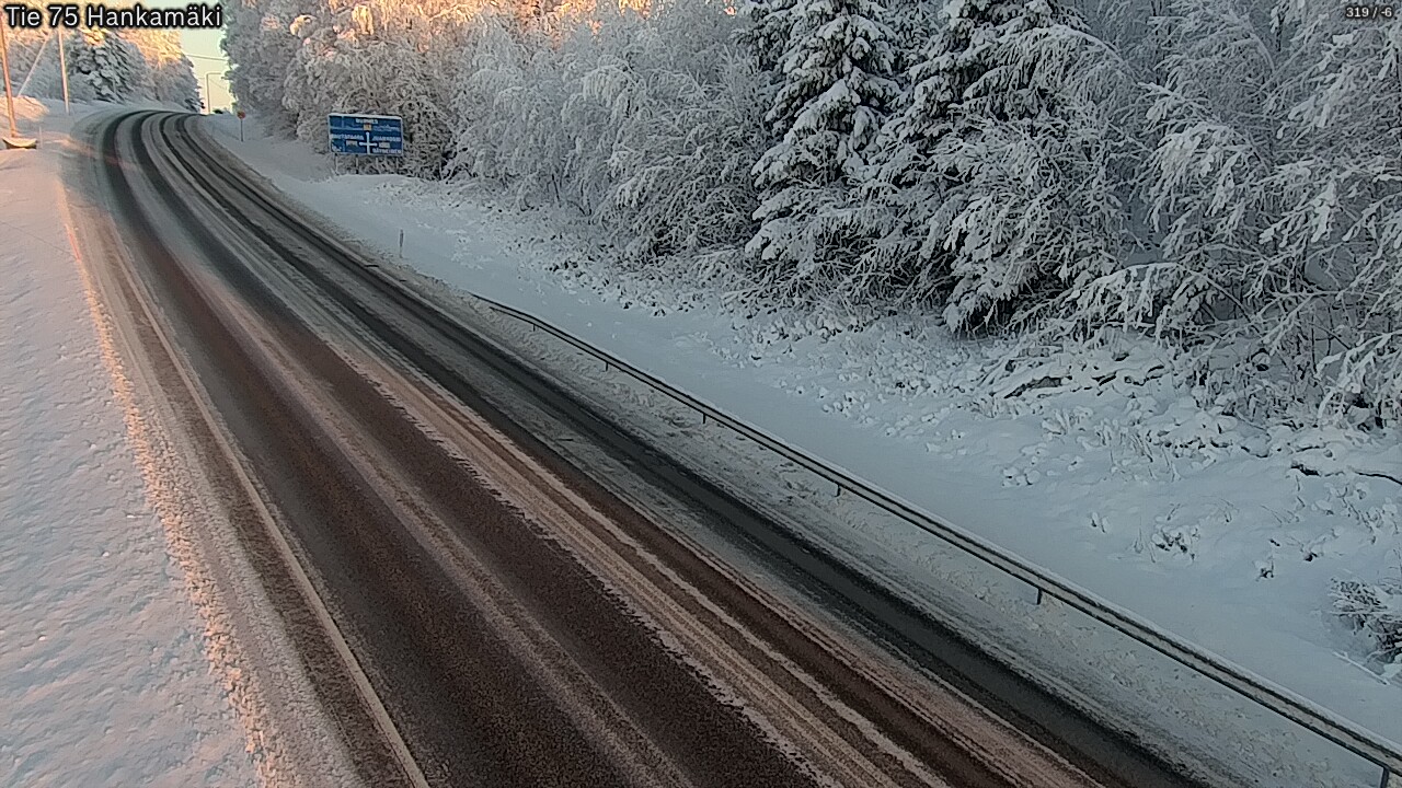 Weather Camera Image Väg 75 Rautavaara, Hankamäki, Rautavaara, Pohjois-Savo
