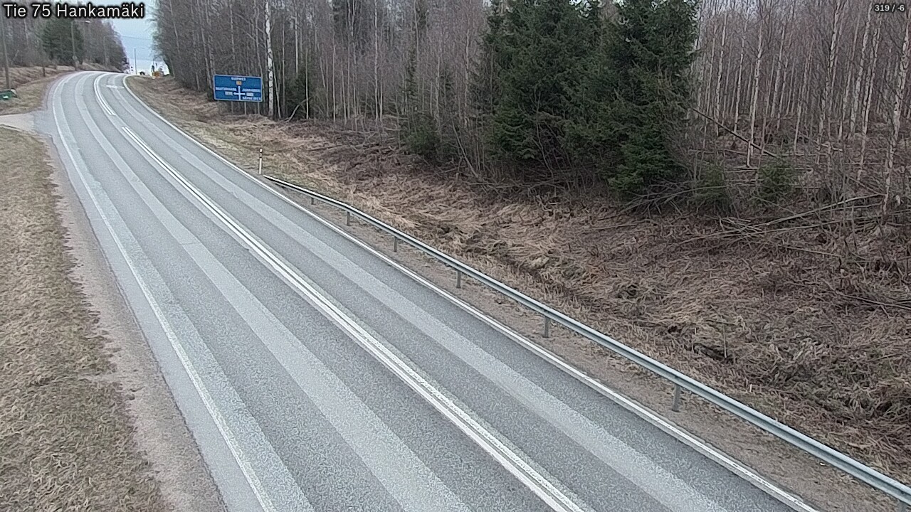 Weather Camera Image Väg 75 Rautavaara, Hankamäki, Rautavaara, Pohjois-Savo