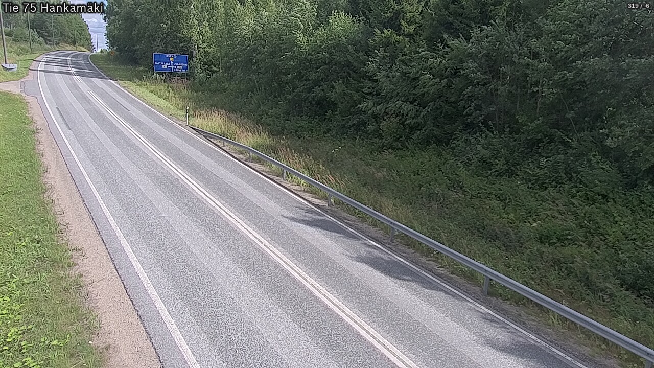 Weather Camera Image Road 75 Rautavaara, Hankamäki, Rautavaara, Pohjois-Savo