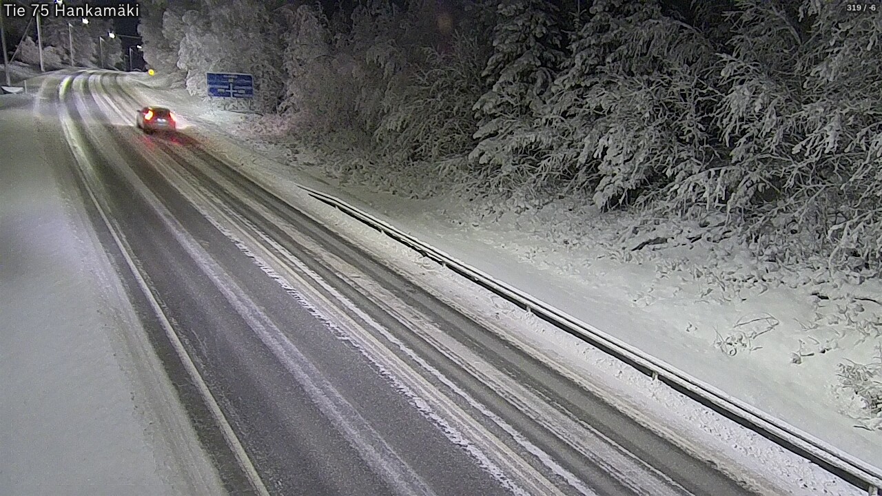 Weather Camera Image Väg 75 Rautavaara, Hankamäki, Rautavaara, Pohjois-Savo