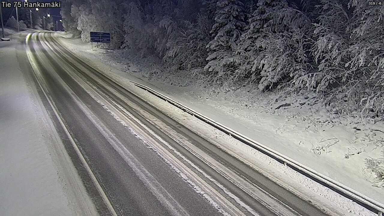Weather Camera Image Väg 75 Rautavaara, Hankamäki, Rautavaara, Pohjois-Savo