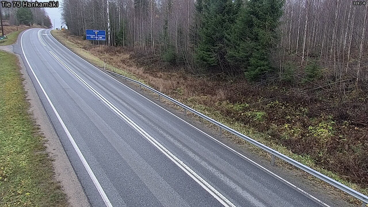 Weather Camera Image Väg 75 Rautavaara, Hankamäki, Rautavaara, Pohjois-Savo